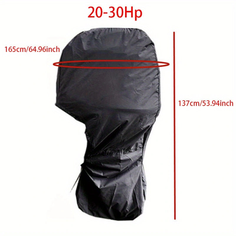 Heavy-Duty Full Marine Engine Coverage for 20-30HP - Waterproof & UV Resistant All-Weather Boat Engine Protector - Image 4