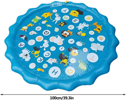 Portable Outdoor 1M Splash Pad for Pets & Kids(Alphabet Style) - Summer Cooling Fountain for Backyard & Garden - Image 6