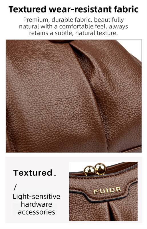 Green Women's Premium Wear-Resistant Leather Shoulder Bag - Vintage Frame Kiss-Lock Handbag & Crossbody Satchel - Image 3