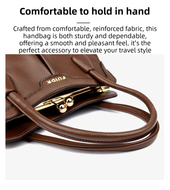 Green Women's Premium Wear-Resistant Leather Shoulder Bag - Vintage Frame Kiss-Lock Handbag & Crossbody Satchel - Image 5