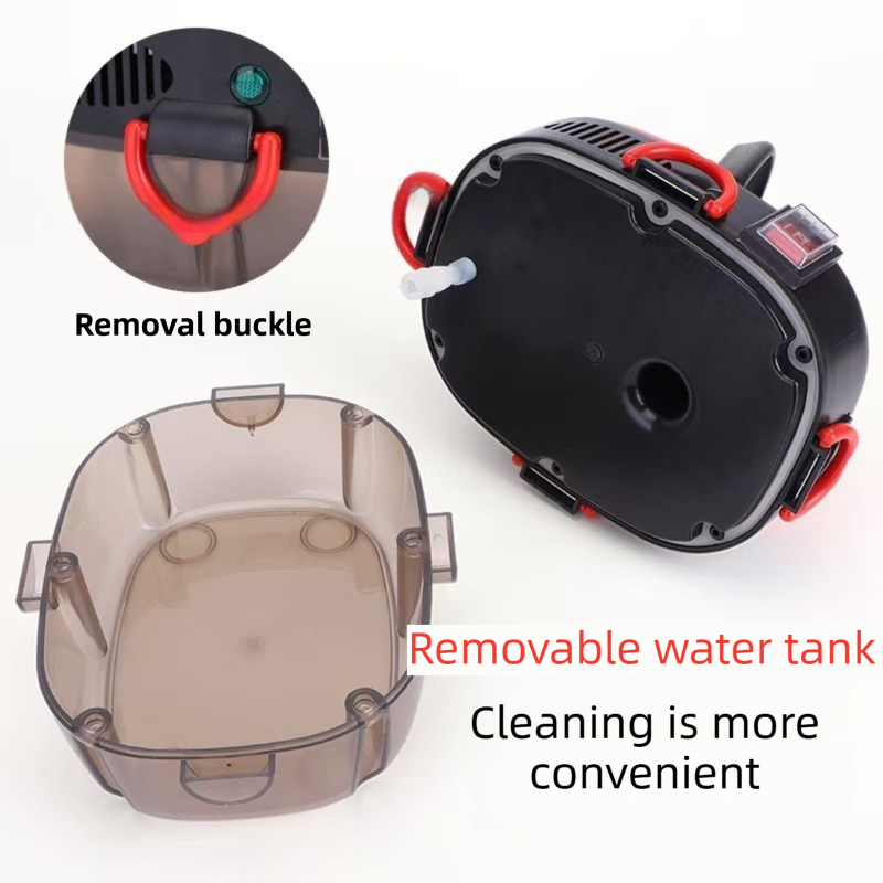Red Portable High-Pressure Steam Cleaner with 1000ml Tank & 7-Piece Pro Brushes/Spray Nozzle Kit - 131°C High-Temp Deep Cleaning Machine for Kitchen Grease and Home Sanitization - Image 8