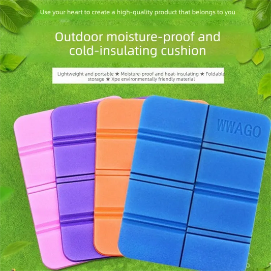 5 Pack Apple green Portable Folding Foam Seat Pads Waterproof Damp Proof Mats for Park Camping Beach Hiking Australian Outdoor Activities - Image 2