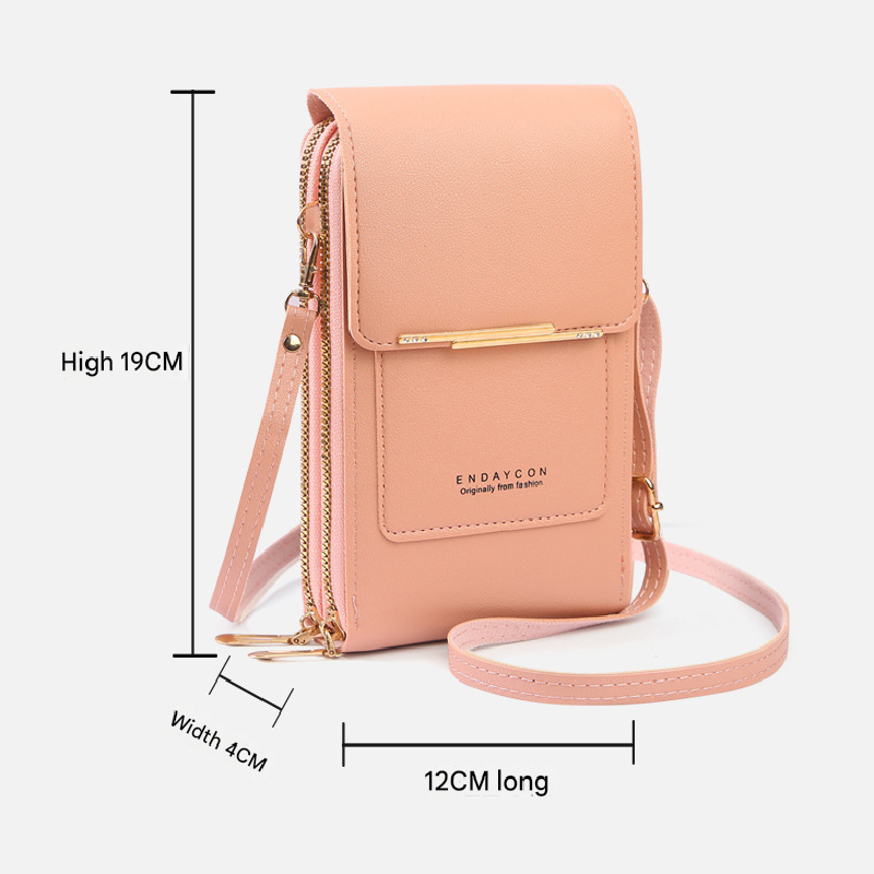 Green Touch Screen Crossbody Phone Bag for Women Small Shoulder Purse with Dual Zippers and Card Slots Compact Travel Pouch Australian Lifestyle - Image 4