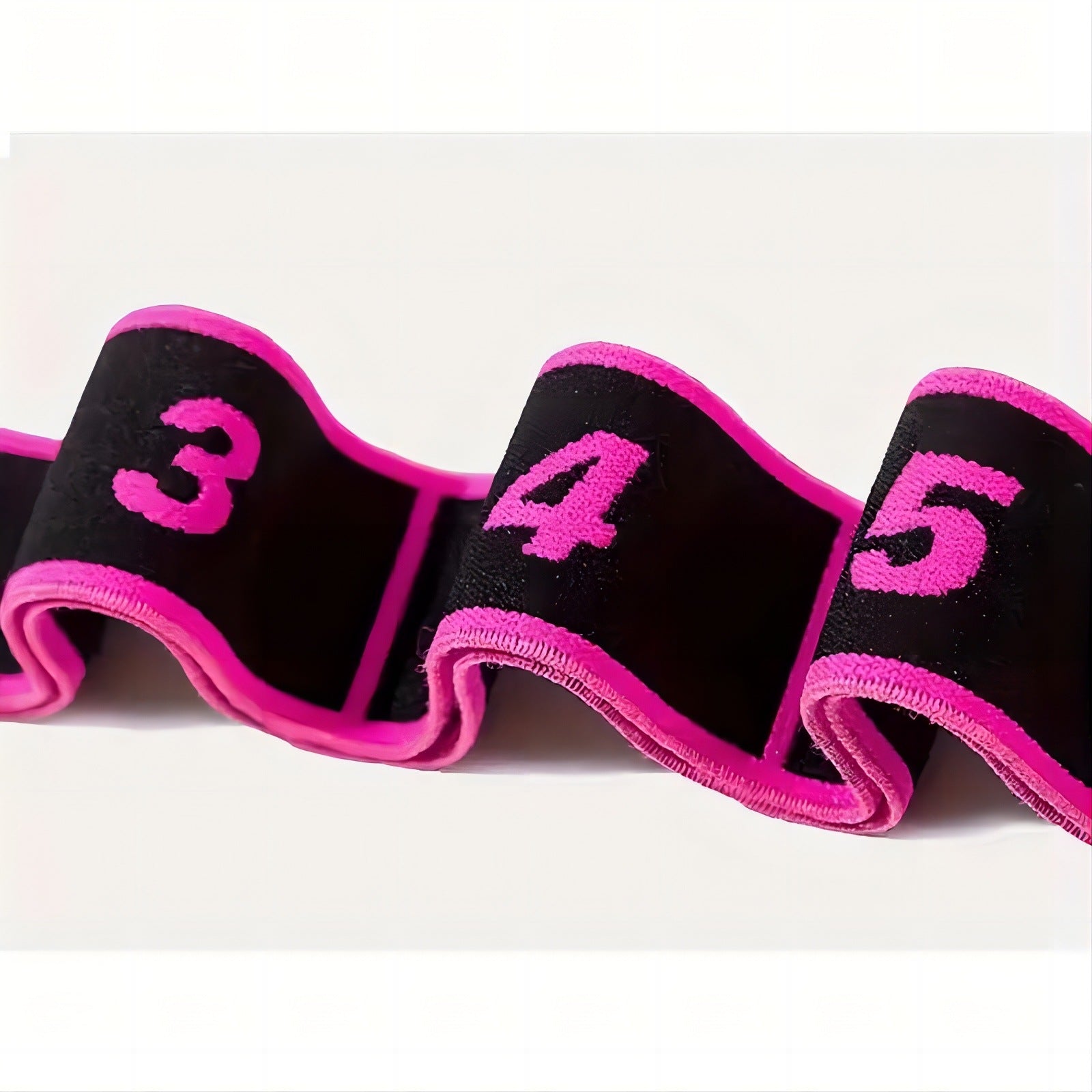 Pink 3 Pack Multi-Loop Yoga Stretching Strap with Numbered Sections 90cm Elastic Resistance Band for Dance Pilates Body Sculpting Australian Fitness Gear - Image 2