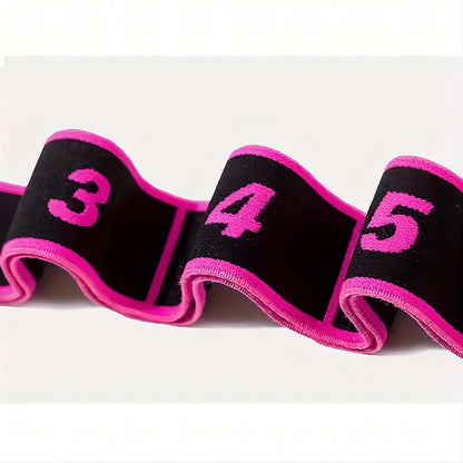 Grey 3 Pack Multi-Loop Yoga Stretching Strap with Numbered Sections 90cm Elastic Resistance Band for Dance Pilates Body Sculpting Australian Fitness Gear - Image 2