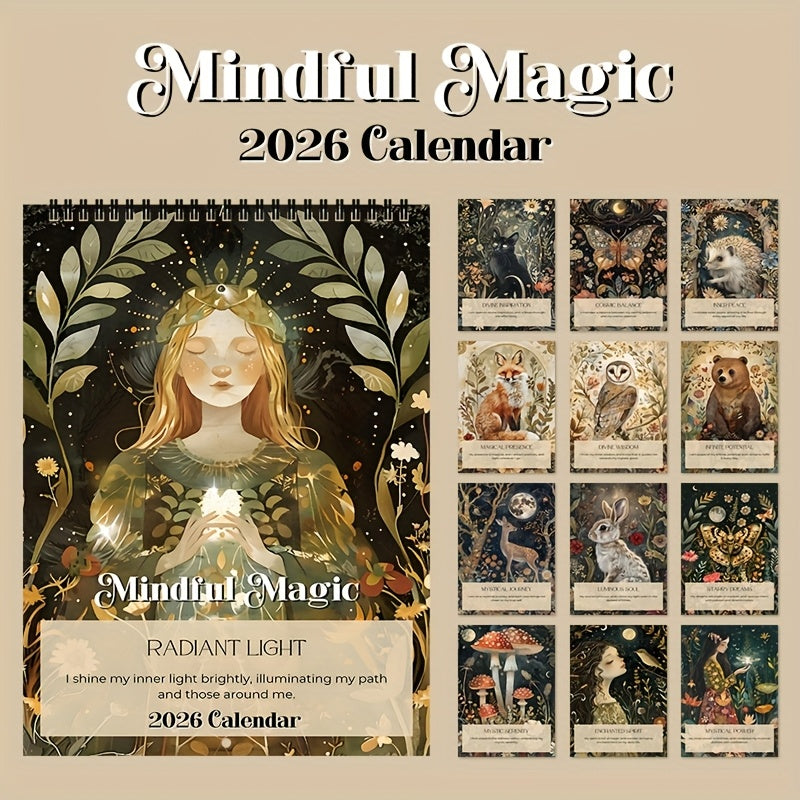 Mindfulness Magic 2026 Wall Calendar 28.5 x 21 cm – Funny and Inspirational Designs for Home, Office, or Gift in Australia - Image 3