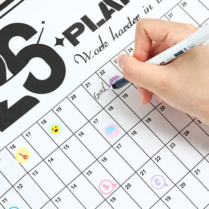 2026 Wall Planner Calendar with Stickers and Double-Sided Tape – 742 x 525 mm for Home, Office or Study in Australia - Image 3
