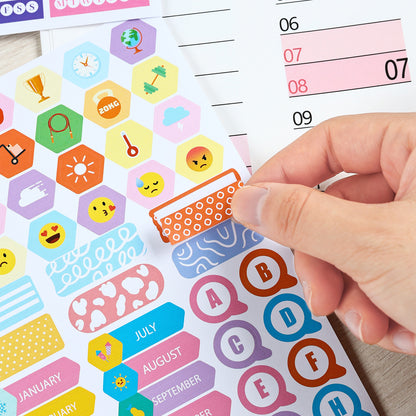 2026 Wall Planner Calendar with Stickers and Double-Sided Tape – 742 x 525 mm for Home, Office or Study in Australia - Image 4