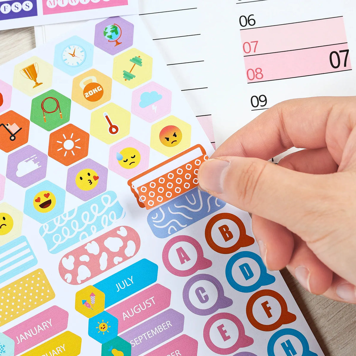 2026 Wall Planner Calendar with Stickers and Double-Sided Tape – 742 x 525 mm for Home, Office or Study in Australia - Image 4