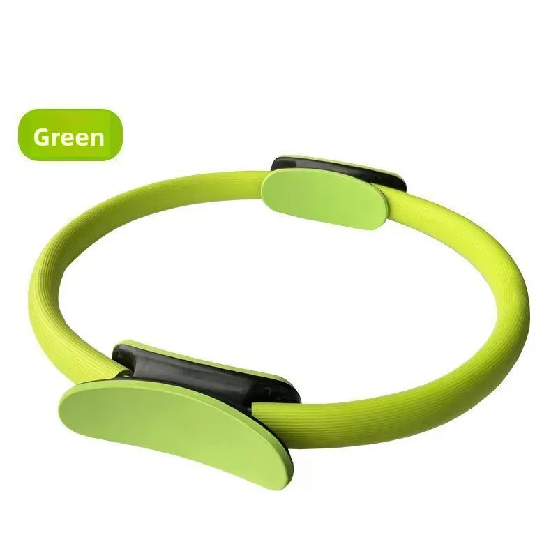 Green Pilates Ring Exercise Tool – High-Elasticity Yoga Ring for Core Strength, Postpartum Recovery, Glute Toning & Full-Body Workout (Unisex)