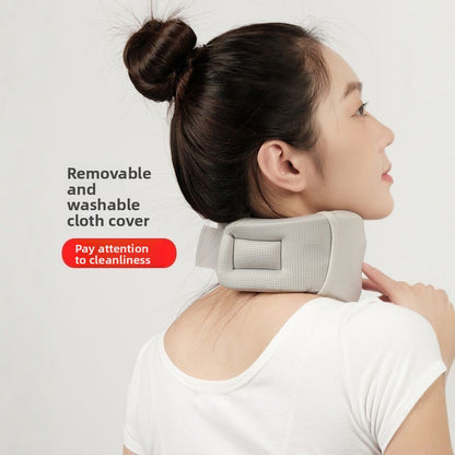 360° Neck Support Collar with Cooling Mesh Fabric – Posture Corrector for Forward Head & Neck Pain Relief, Includes Washable Cover (Free Replacement Cover Included) - Image 2