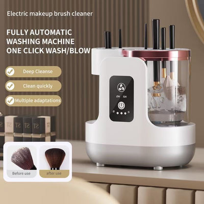 Automatic Electric Makeup Brush Cleaner with UV Sterilization & Fast Drying – Rechargeable, One-Touch Cleaning for Home & Travel - Image 2