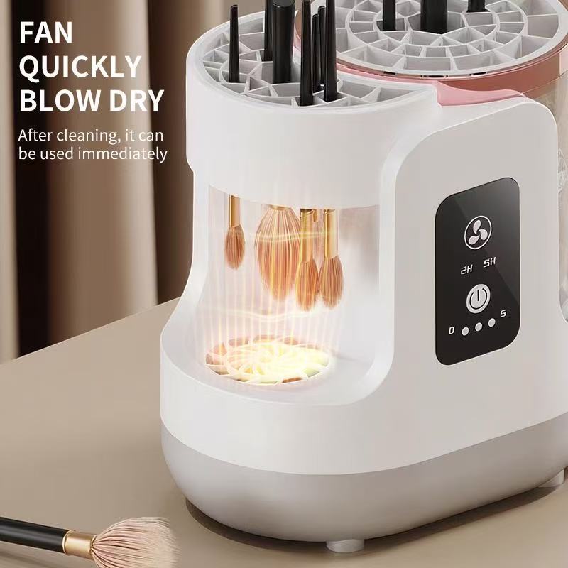 Automatic Electric Makeup Brush Cleaner with UV Sterilization & Fast Drying – Rechargeable, One-Touch Cleaning for Home & Travel - Image 5