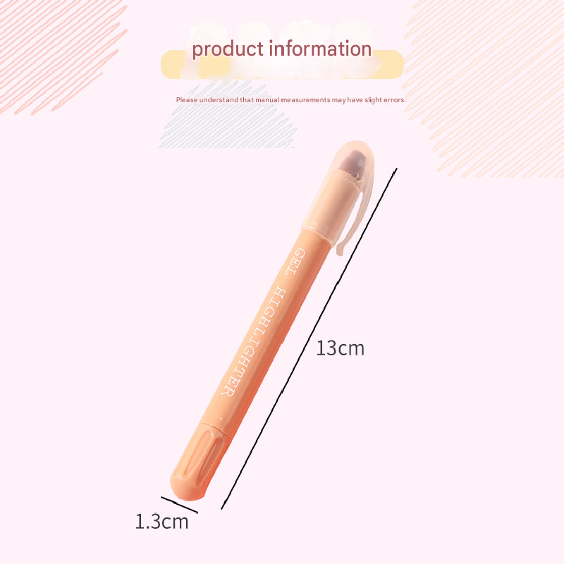 Morandi Color Solid Gel Highlighters 8 Pack No Bleed Dry Highlighter Pens for School Office Journaling and Aussie Students Stationery Kit - Image 4