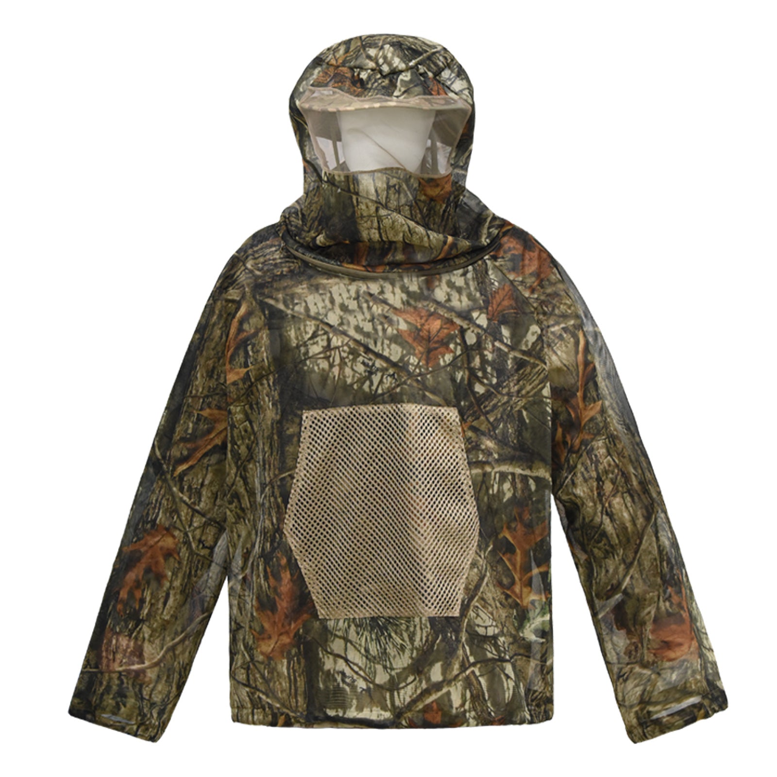 Legendary Ancient Tree Camouflage 2.0 Camouflage Mosquito Repellent Suit Ultra-Fine Mesh Hooded Ghillie Suit for Outdoor Hunting Camping Fishing and Beekeeping(XL/XXL) - Image 2