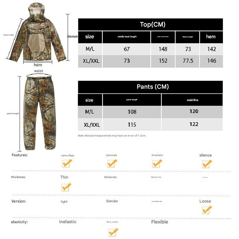 Desert Digital Camouflage Mosquito Repellent Suit Ultra-Fine Mesh Hooded Ghillie Suit for Outdoor Hunting Camping Fishing and Beekeeping(XL/XXL) - Image 5