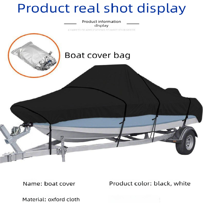 Silver Heavy Duty Waterproof V-Hull Boat Cover 11-13FT Marine Grade Outdoor UV Protection for Australian Storage and Mooring - Image 5