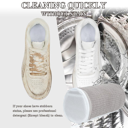 2 Pack Shoe Washing Bag for Washing Machine with 360-degree Cleaning Fibers, Protects Sneakers and Trainers, Laundry Care for Australian Homes - Image 2