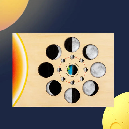 The Eight Planets 0.42 Educational Wooden Cognitive Matching Puzzle Toy for Kids Early Learning and Fine Motor Skill Development, Durable Preschool Accessory - Image 3