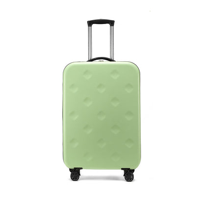 Green 20 Inch Foldable Carry-on Suitcase with 360 Spinner Wheels and Combination Lock, Lightweight Space Saving Hard Shell Luggage for Australian Travel