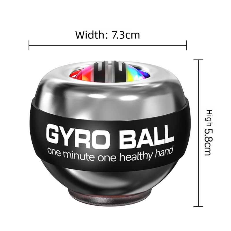 Blue LED Gyro Ball Wrist Power Trainer with Digital Counter and Auto-Start Zinc Alloy Core for Grip Strength and Stress Relief in Australian Homes - Image 5