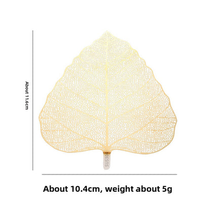 5-PCS Golden 304 Stainless Steel Bodhi Leaf Tea Strainer Creative Fine Mesh Tea Filter Infuser for Loose Leaf Tea Australian Home Tea Set Accessory