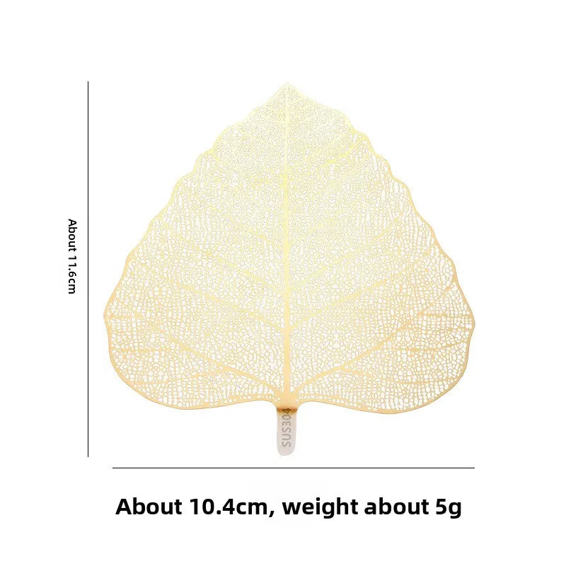 5-PCS Golden 304 Stainless Steel Bodhi Leaf Tea Strainer Creative Fine Mesh Tea Filter Infuser for Loose Leaf Tea Australian Home Tea Set Accessory