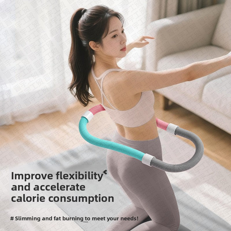 Flexible Hula Hoop with PVC Spring Design for Core Strength and Waist Toning Ideal for Home Fitness and Postpartum Recovery Local Standard Fit - Image 4