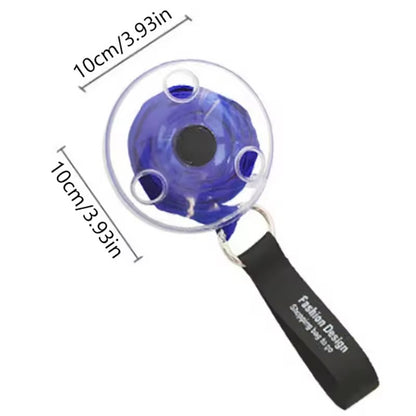 2-PCS Blue Compact Retractable Shopping Bag with Durable Nylon and ABS Plastic Disc Design for Everyday Use Local Standard Fit - Image 4