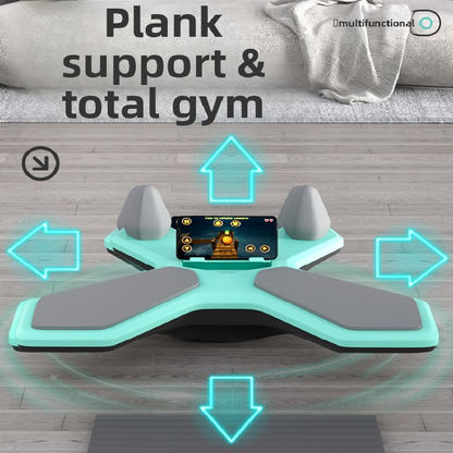 Green Multi-functional Balance Board with Timer for Core Training and Fitness Entertainment, Home Workout Equipment for Abdominal Strength and Overall Conditioning - Image 3