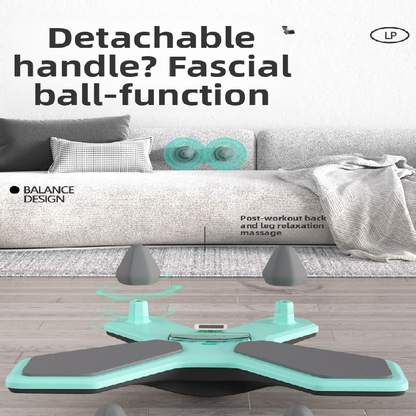 Green Multi-functional Balance Board with Timer for Core Training and Fitness Entertainment, Home Workout Equipment for Abdominal Strength and Overall Conditioning - Image 5