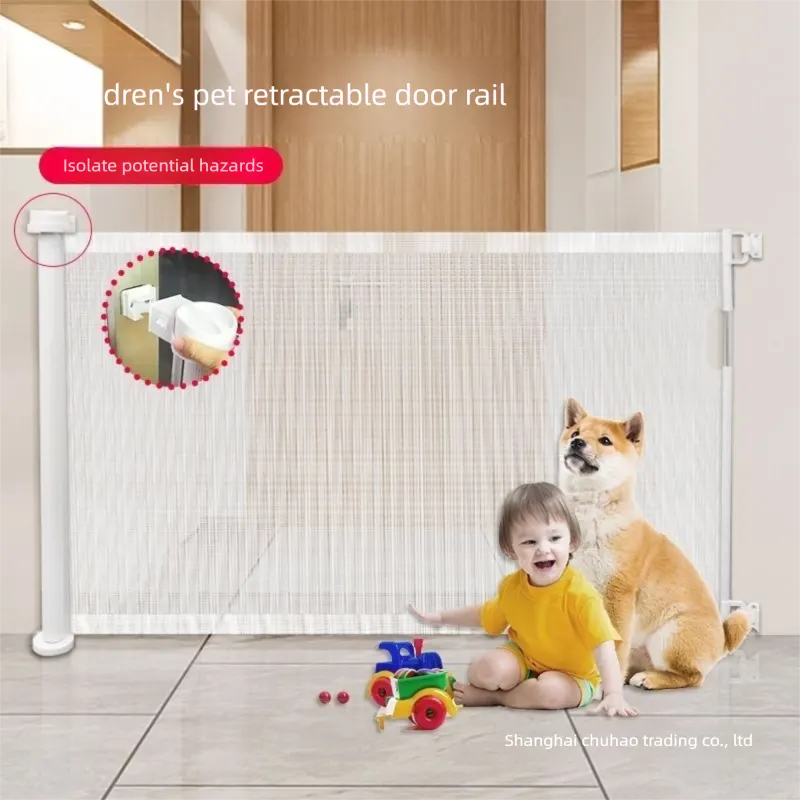Black Retractable Baby Safety Gate and Pet Barrier Extra Wide 300cm for Stairs and Doorways No Drill Mesh In-Home Protection Solution for Local Families - Image 3