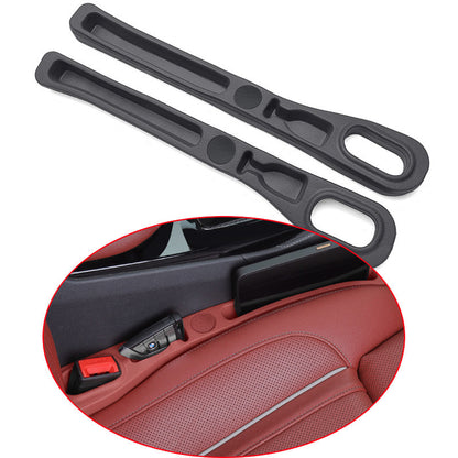 Red Car Seat Gap Filler Strip with Integrated Storage Slot Universal Interior Organizer for Mobile Phones and Keys Safety Solution for Local Drivers - Image 4