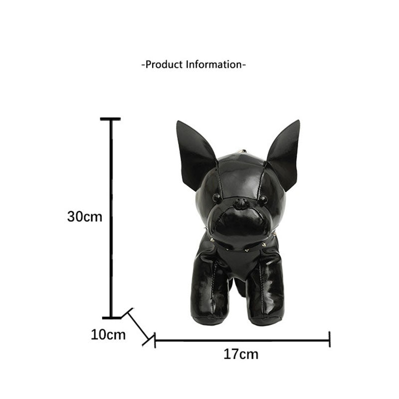 Red French Bulldog Shaped Crossbody Bag PU Leather Animal Design for Daily Outings Fashionable and Lightweight Accessory for Local Trendy Women - Image 5