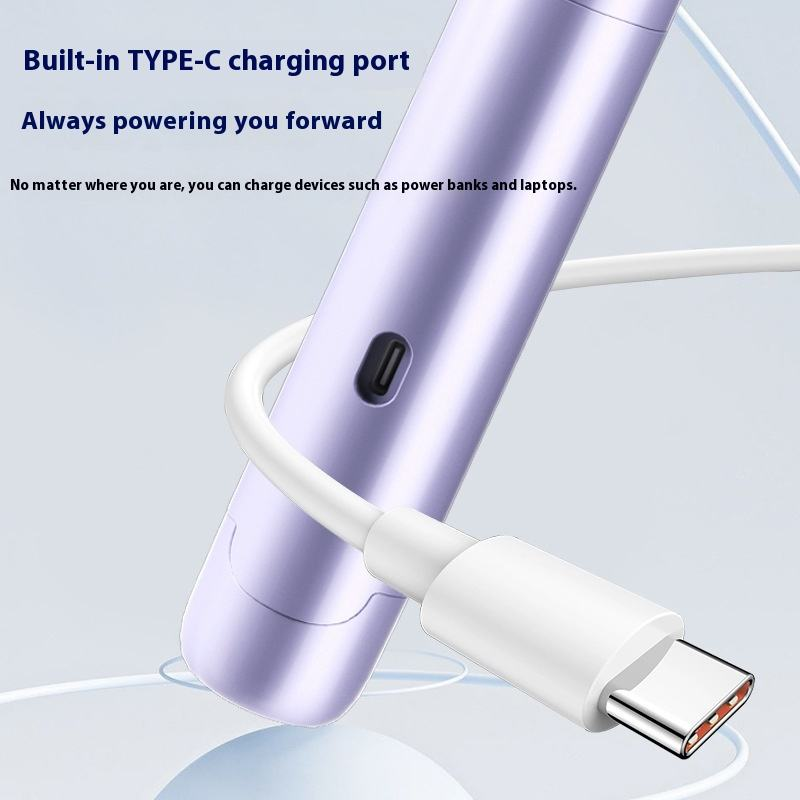 Purple Electric Hair Remover for Women Dual-Head Design Wireless Rechargeable Trimmer for Bikini and Full Body Painless Grooming for Local Professionals - Image 3