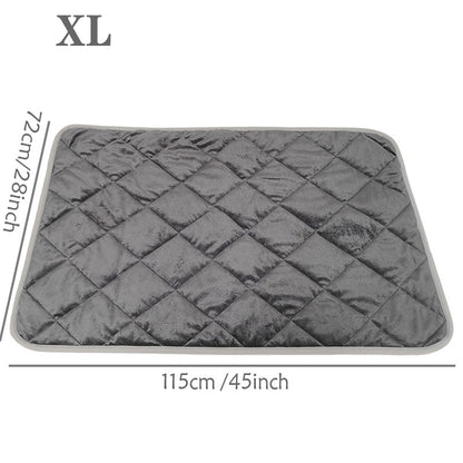 Self-Warming Pet Mat with Heat Reflective Technology for Dogs and Cats Waterproof No Electricity Needed Comfortable Winter Pad for Local Pet Owners(72*115cm)