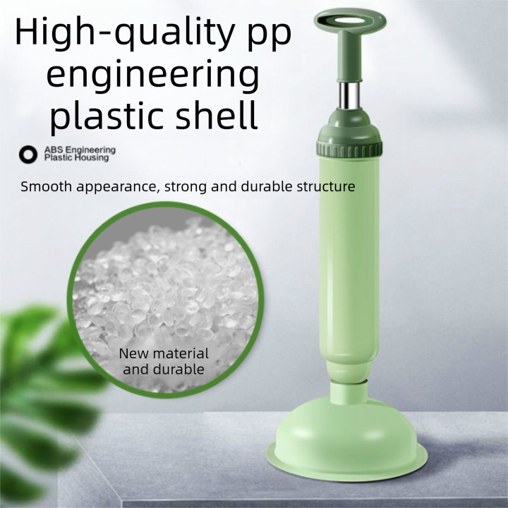Green High-Pressure Toilet Plunger with Vacuum Seal – Powerful Drain Unclogger for Toilets, Sinks & Drains (45cm) - Image 7