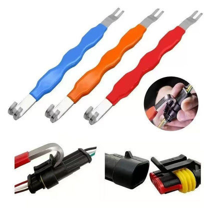 2 Pack Red Electrical Connector Separation Tool for Car Wire Harness Plug Removal and Repair - Image 4