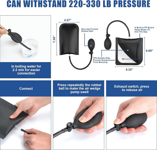 Comprehensive Car Dent Repair and Interior Removal Tool Set with High-Pressure Air Wedge Pumps for Professional Maintenance Efficient Repair Solution for Local Mechanics(L4) - Image 7