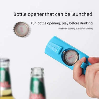 2-Pack Black and red Fun Bottle Opener with Cap Ejection Mechanism – Compact ABS Bottle Opener for Beer and Soda Bottles, Ideal for Parties and Everyday Use - Image 3