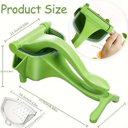 2-PCS Manual Citrus Juicer with Removable Filter – Compact Kitchen Tool for Fresh Fruit Juicing and Garlic Crushing, Ideal for Home Use - Image 3