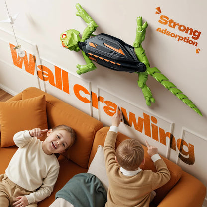 RC Wall Climbing Gecko Toy Anti-Gravity Remote Control Lizard with LED Eyes 360 Stunt Rotation Rechargeable Animal Gift for Kids - Image 7