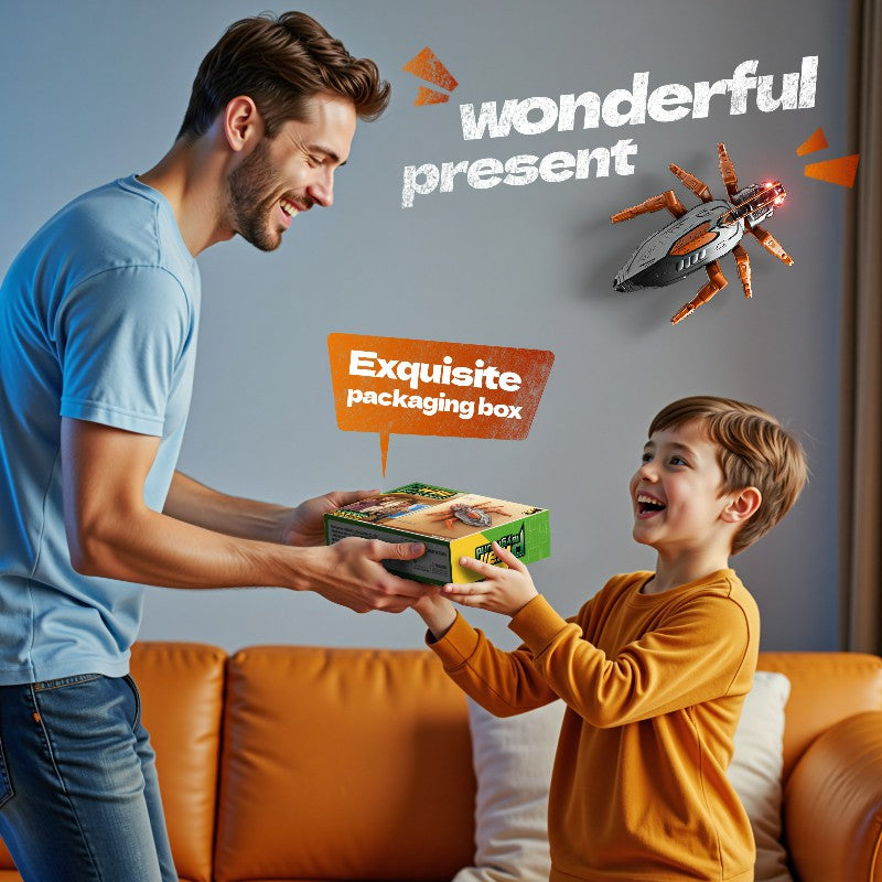 RC Wall Climbing Cockroach Toy Realistic Anti-Gravity Remote Control Bug 360 Stunt Rotation Rechargeable Prank Gift for Kids - Image 6