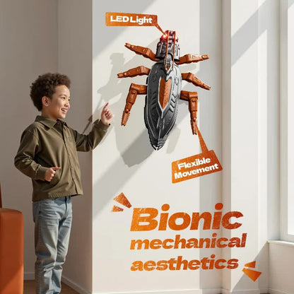 RC Wall Climbing Cockroach Toy Realistic Anti-Gravity Remote Control Bug 360 Stunt Rotation Rechargeable Prank Gift for Kids - Image 9