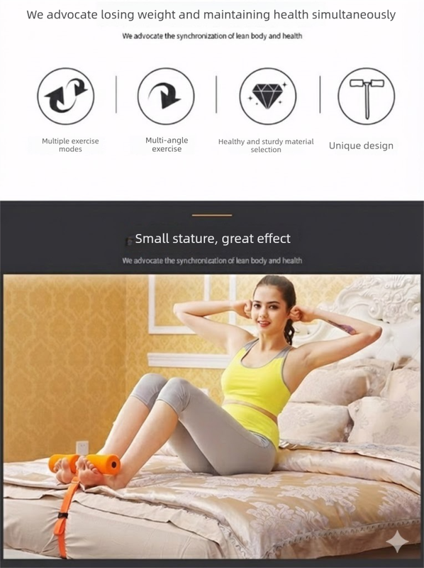 Portable Sit-Up Assistant Bar Door & Bed Anchor Core Trainer Adjustable Ab Workout Equipment Green - Image 2