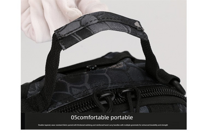 Tactical Sling Bag Desert Digital Camo 600D Waterproof Crossbody Backpack MOLLE EDC Shoulder Pack for Outback Hiking - Image 8