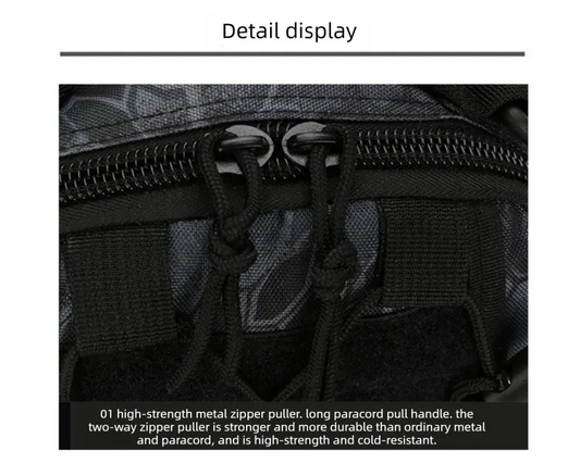 Tactical Sling Bag 3-Color Desert Camo 600D Waterproof Crossbody Backpack MOLLE EDC Shoulder Pack for Outback Hiking - Image 4