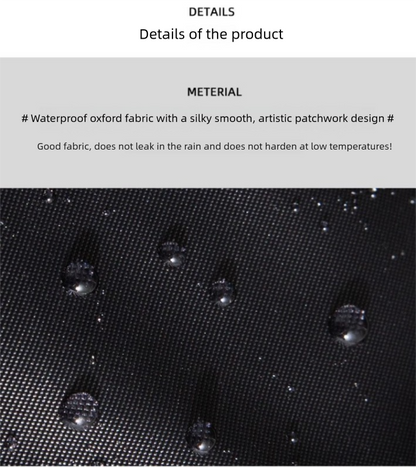 Small Nylon Coin Purse Zip Wallet Waterproof Mini Pouch Key Card Holder Lightweight EDC Organizer Black (12x9cm) - Image 3