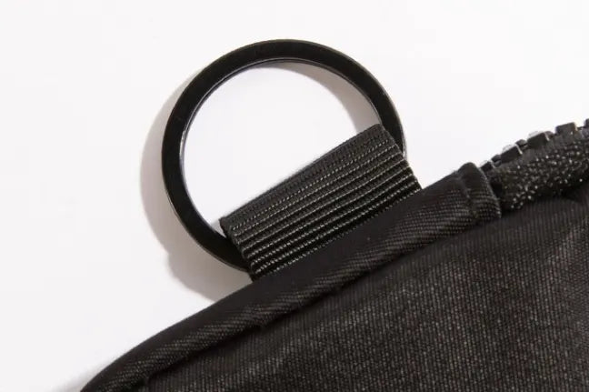 Small Nylon Coin Purse Zip Wallet Waterproof Mini Pouch Key Card Holder Lightweight EDC Organizer Khaki (12x9cm) - Image 4