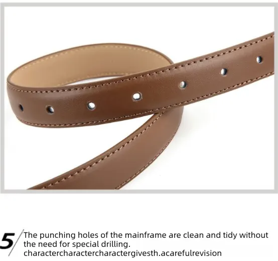 Women's Genuine Leather Thin Belt 2.3cm Width Minimalist Gold D-Shaped Buckle Casual Waist Strap for Jeans Dresses White 105cm - Image 7
